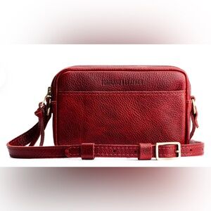 Portland Leather Goods Small 🌶️ Chili Red Camera Bag BNNU The Old Chili Red